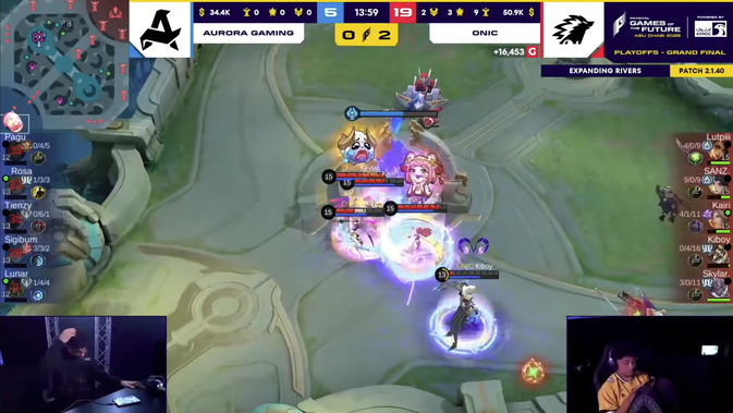 Juara MLBB Game of the Future 2025, Aurora Gaming Kalah 0-3 di Final